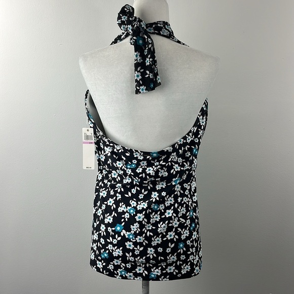 Anne Cole Beautiful Bunches Convertible Floral Tankini Swim Top Womens Size 22W - Picture 2 of 11
